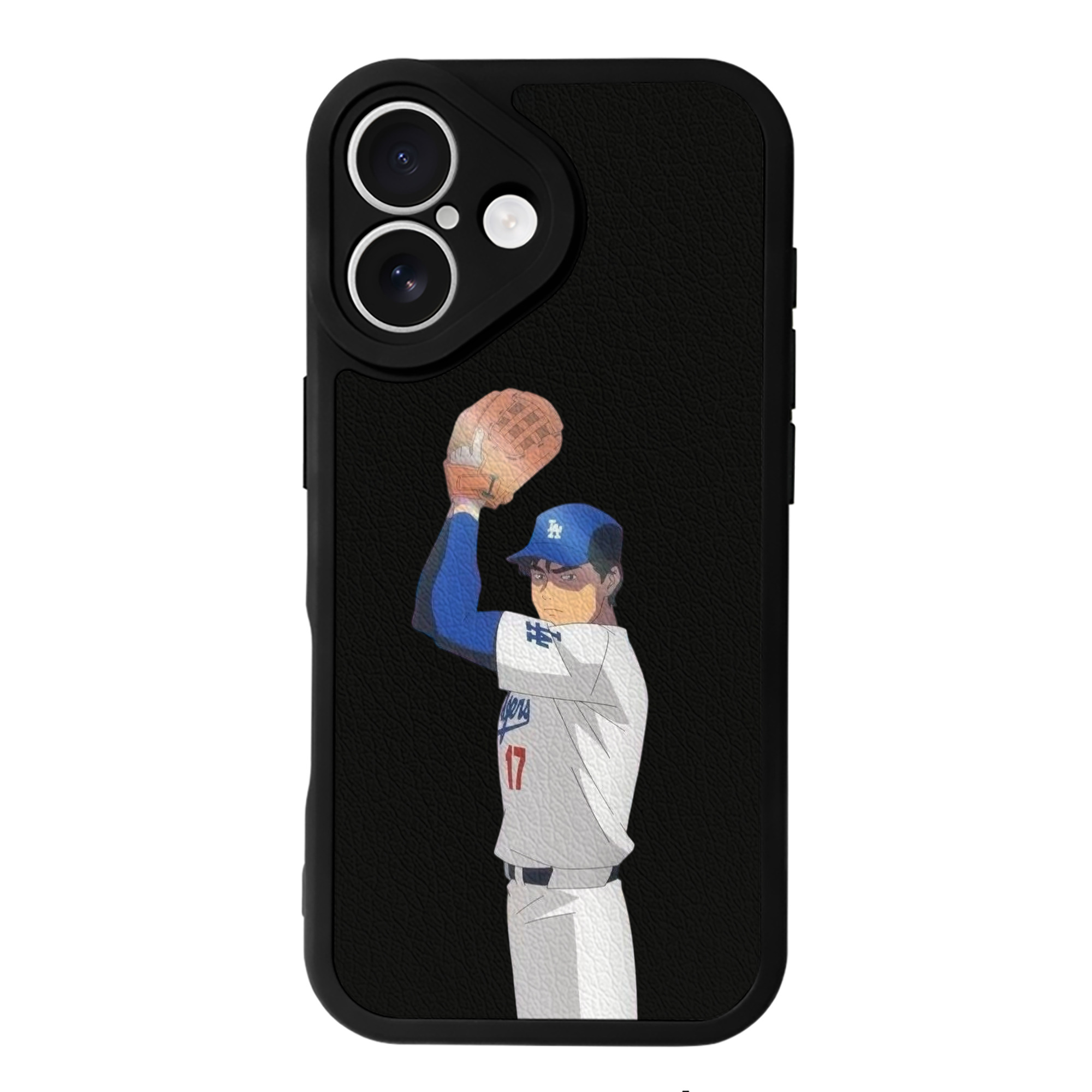  IPhone 16 Silicone Leather Case – UV Print, Lambskin Texture – Perfect Fit, Wireless Charging Compatible, Scratch Resistant, Precise Cutouts – Stylish Protection For IPhone 16